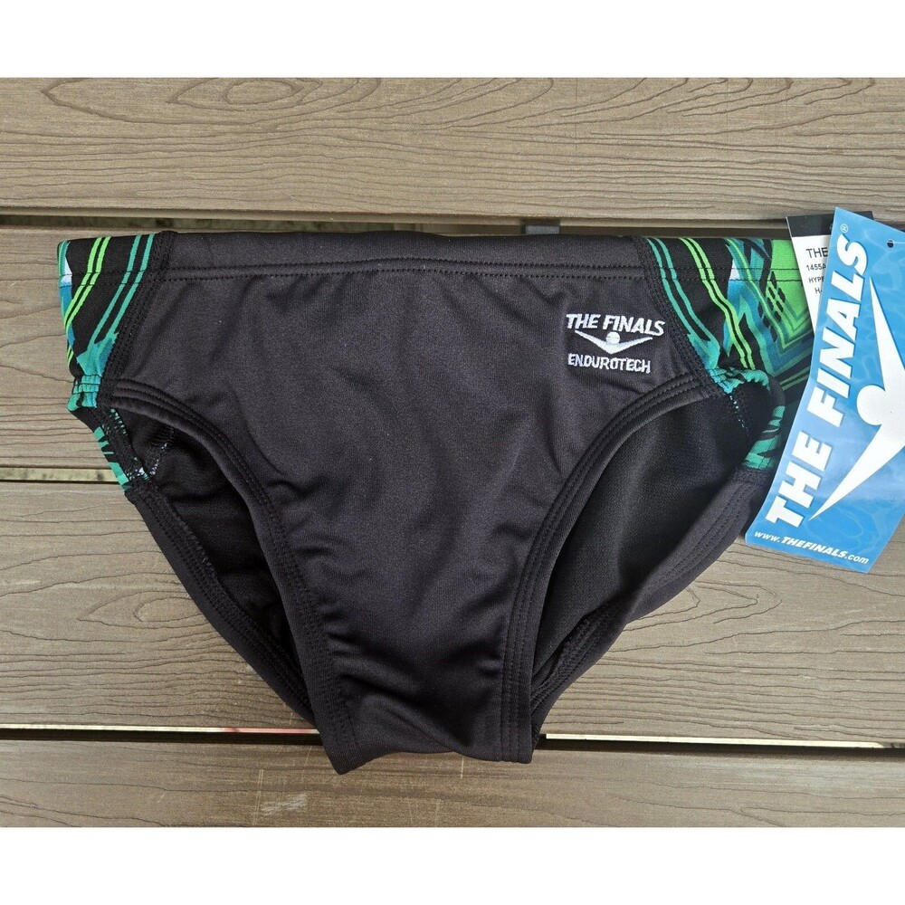 TYR The Finals Hyperblast  Splice Racer Green/black Men Size 32, NEW